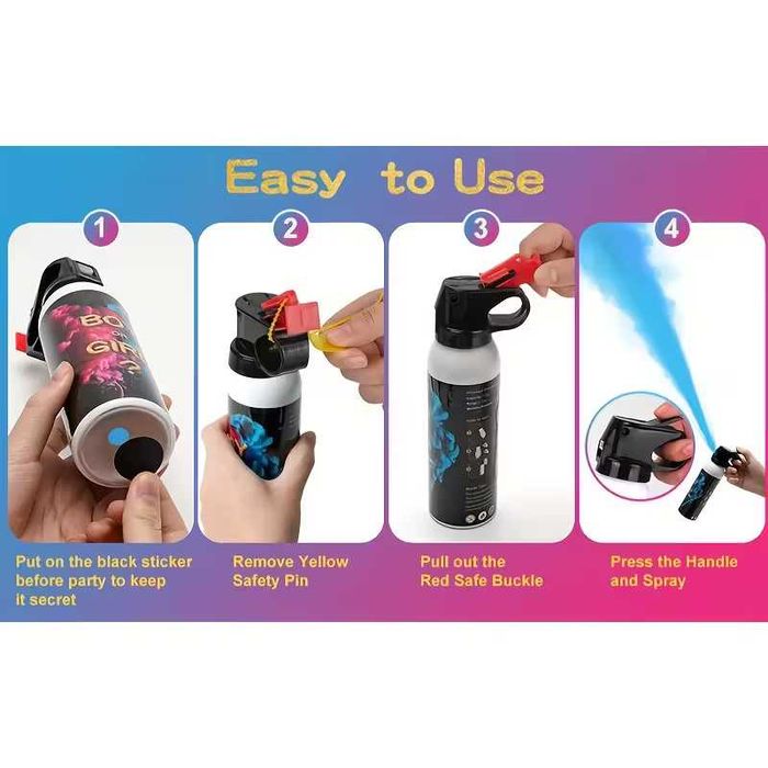 Разкриване пола на бебето Gender Reveal Парти спрей Момче или Момиче