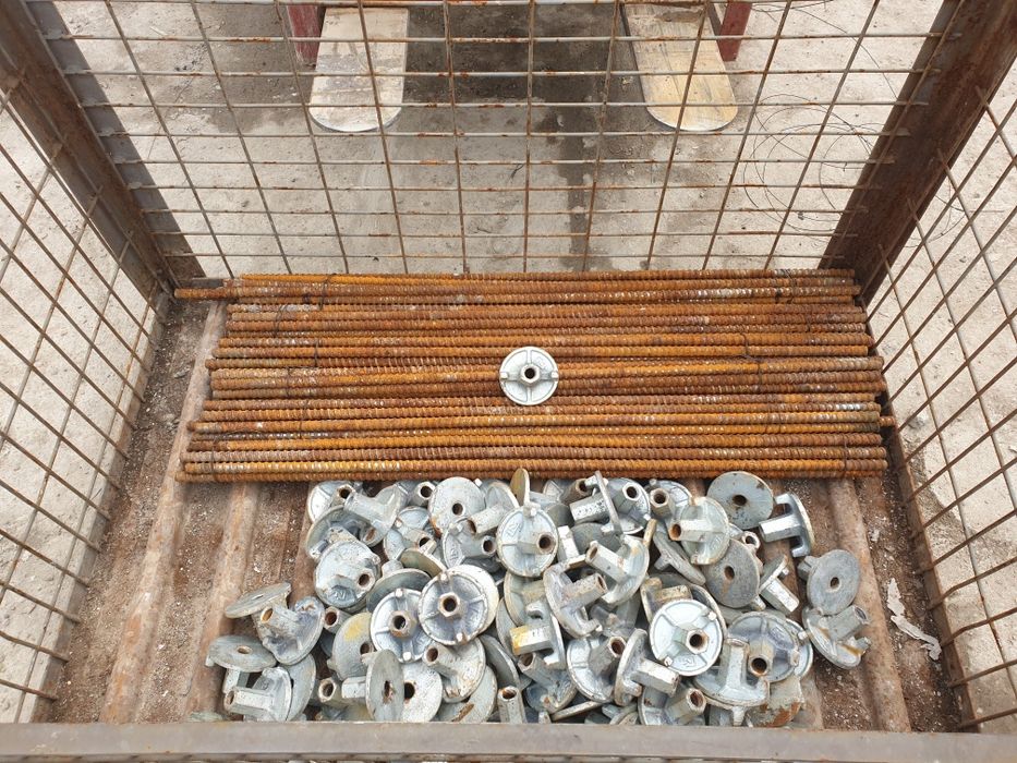 Шпан апарат, шпани с клин, шпилки гайки кофраж вертикален