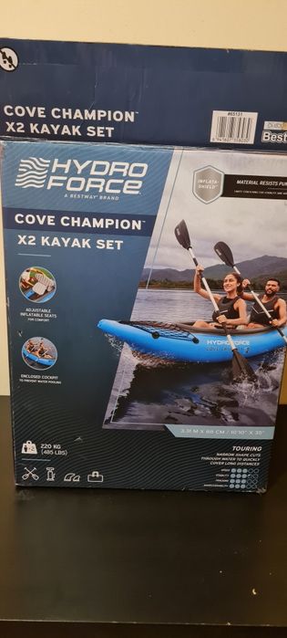 Caiac gonflabil pentru 2 persoane