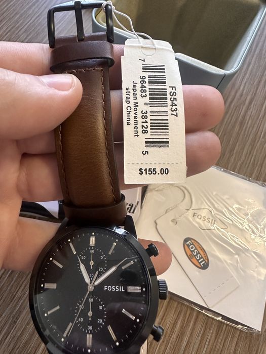 Само днес на 80€ Чисто нов часовник Fossil FS5437 – пълен комплект