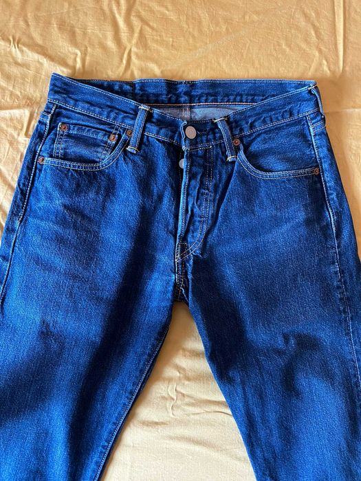 Jeansi Levis pentru barbati, model 501, albastri, marimea W29 L32