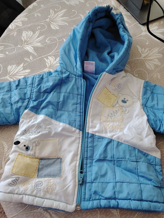 детски комплект гащиризон и яке -зимен, 18 месеца