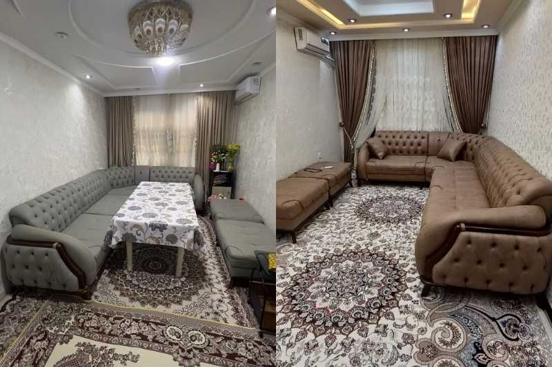 диван угловой для гостиной как новый divan mehmonxonaga idealniy xolat