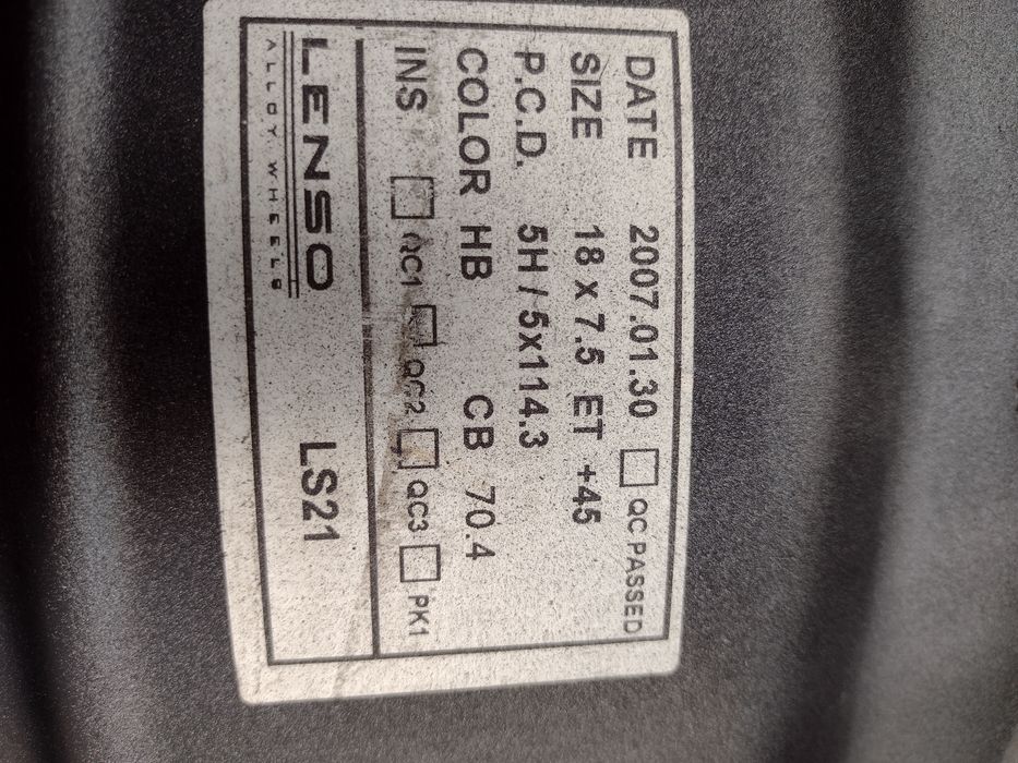Перфектни LENZO 18-5x114.3 ET45 7.5j