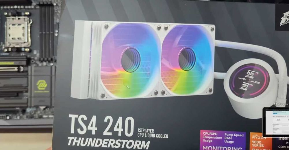 Ryzen 9900x3d + Msi X870 TOMAHAWK + водно