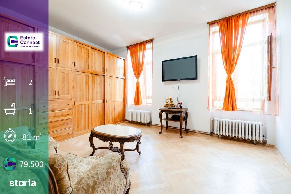 Apartament 2 camere decomandat, centrală proprie – ultracentral — fotografia 1