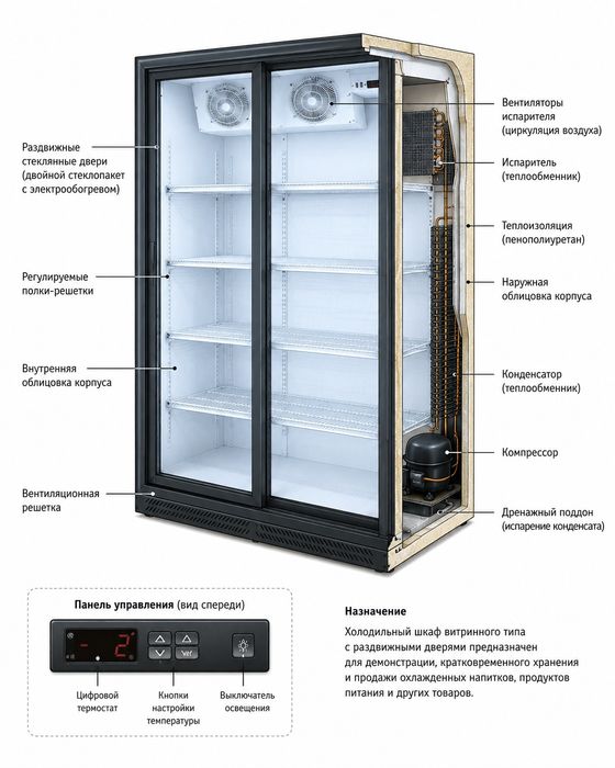Стильные холодильные витрины по доступной цене !