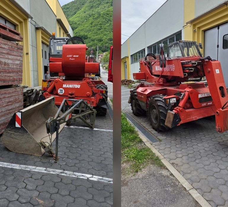 Cabina Manitou MRT 1540 IMPECABIL cu prelungire braț