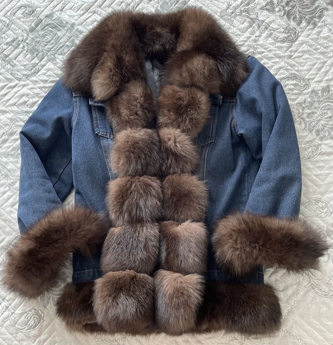 Продам джинсовую парку