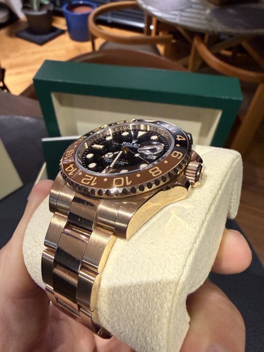 Rolex GMT - Master II Rootbeear Rose Gold