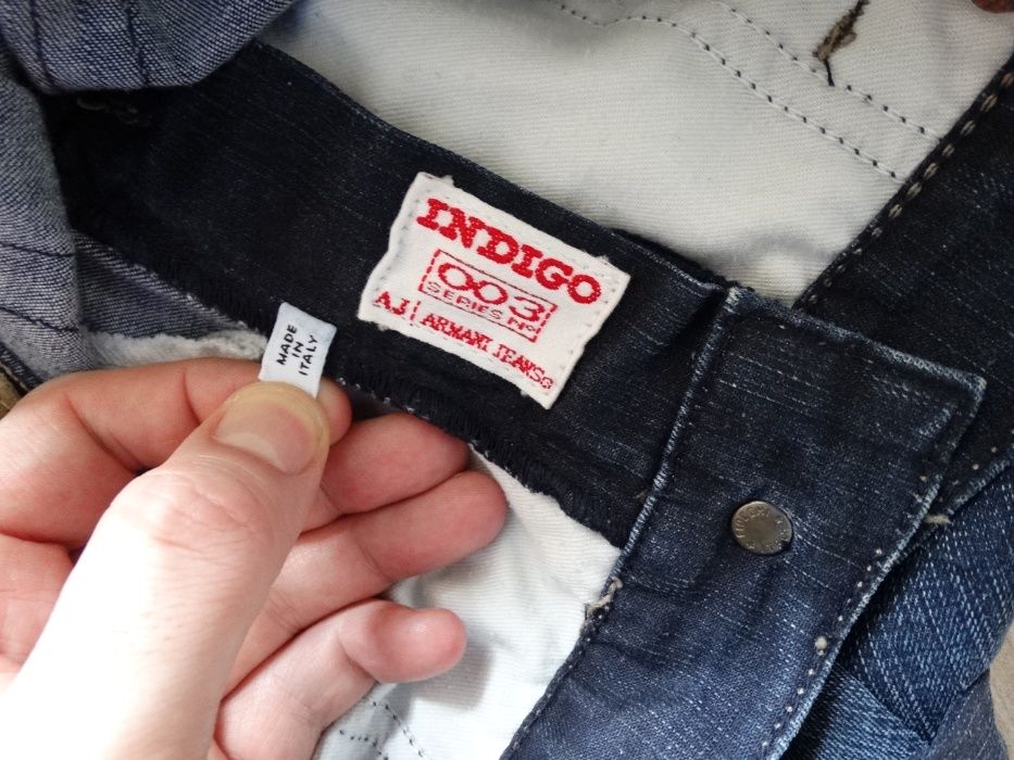 Армани Armani Jeans Indigo женски дънки размер 28