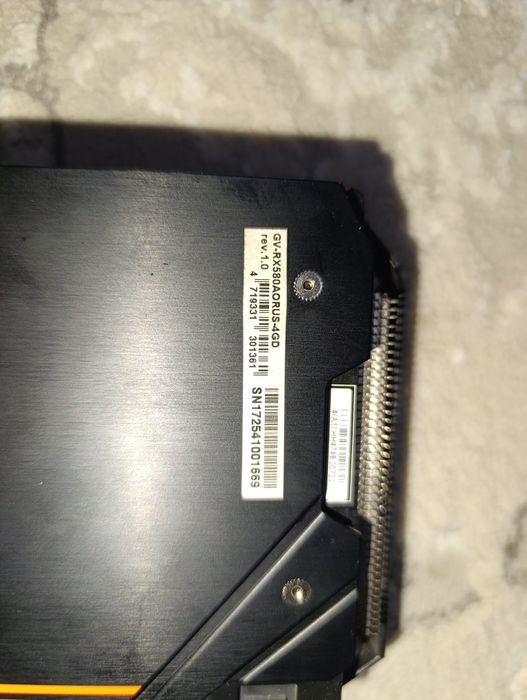Видеокарта rx580 4gb