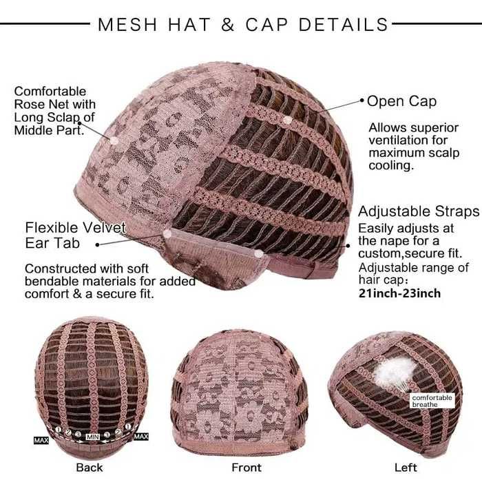 Омбре перука с ефектно преливане от черни корени към розови краища