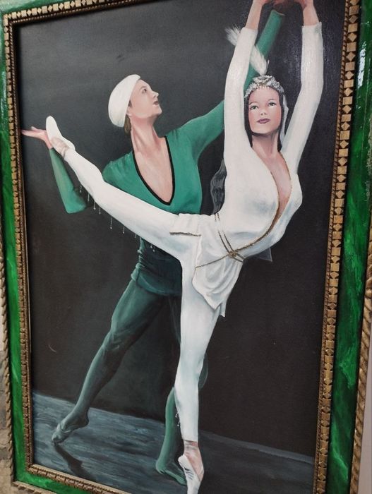 картина мослом ручная работа