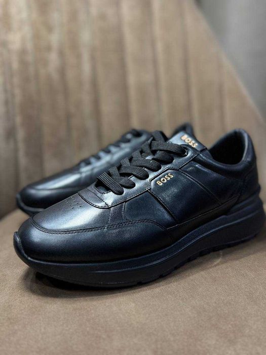 BOSS мужские кожаные кроссовки РАЗМЕР 42,43,44