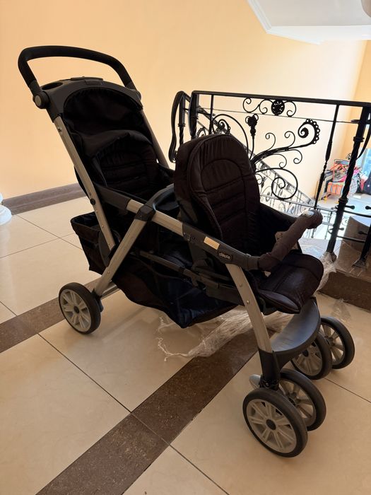 Коляска двухместная детская