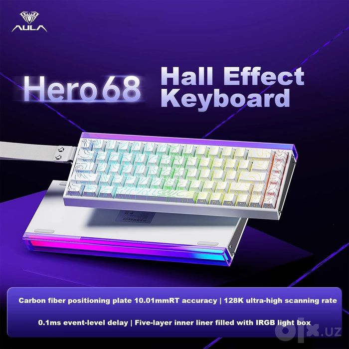 New Клавиатура AULA Hero 68 Magnetic switch