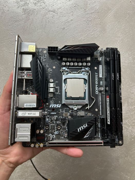 MSI Z370I Gaming Pro Carbon AC Mini-ITX – Wi-Fi AC