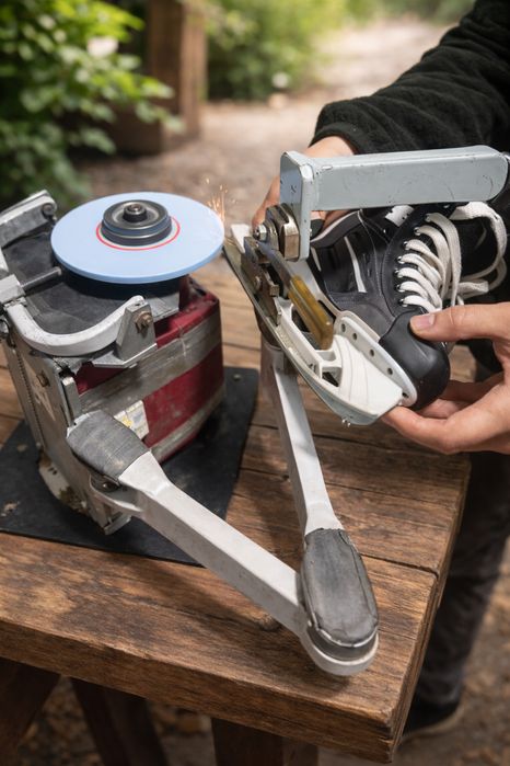 Заточка коньков на Алматы арене