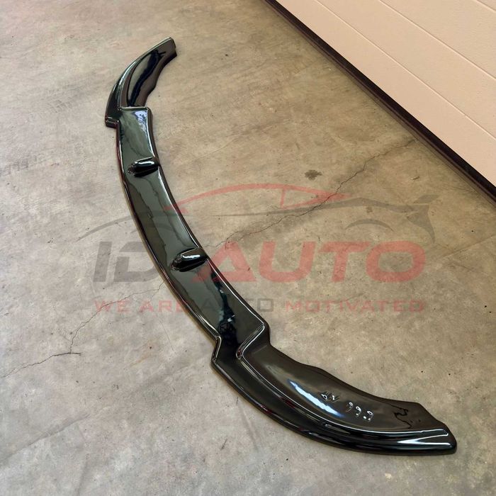 Преден лип спойлер за Bmw E46 Мтех броня, черен гланц, бмв е46 тунинг