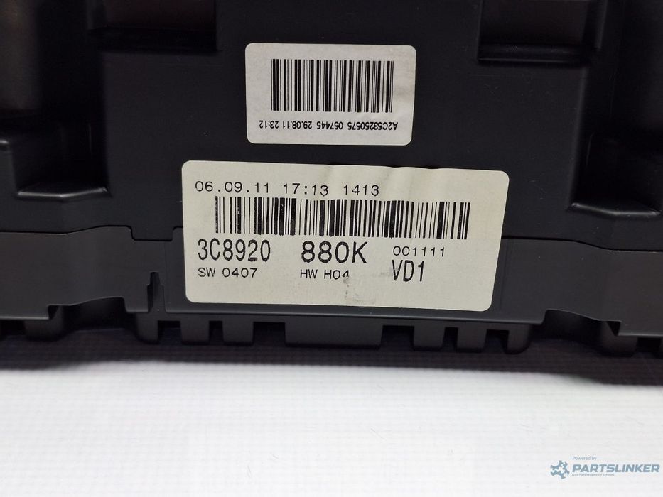 Ceasuri bord VOLKSWAGEN PASSAT CC 357 2008 - 2012 TSI CCZB 3C8920880K