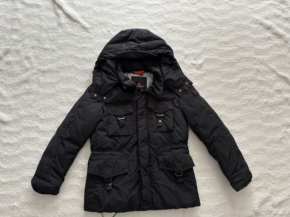 Geaca Peuterey puf si pene rata 8 ani neagra