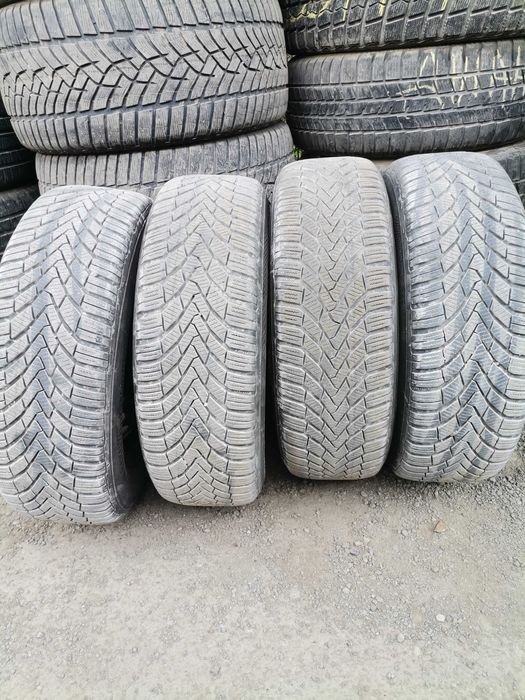 4 железни джанти 15 и гуми Continental ContiWinter Contact 195/65/15 T
