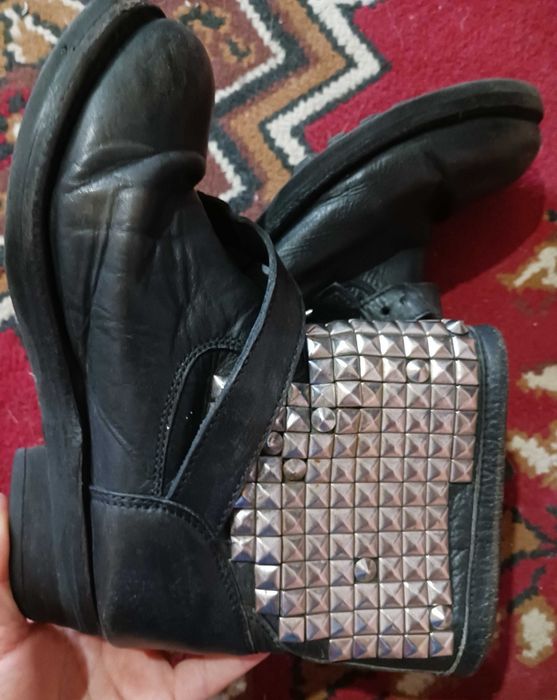 Cizme  biker cu ținte, nr. 38