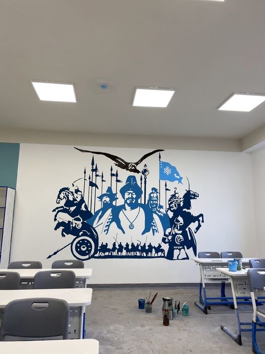 Роспись стен города Актобе