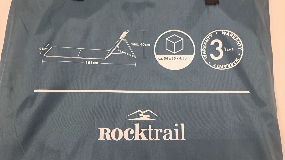 Плажна постелката с регулираща се облегалка Rocktrail