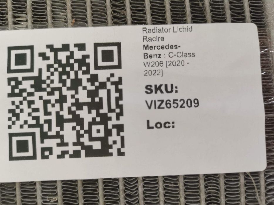 Radiator Lichid Racire Mercedes-Benz C-Class W206 2020 2021 2022 Origi