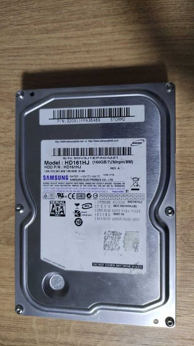 Жесткий диск на запчасти Samsung 160Гб (3.5)