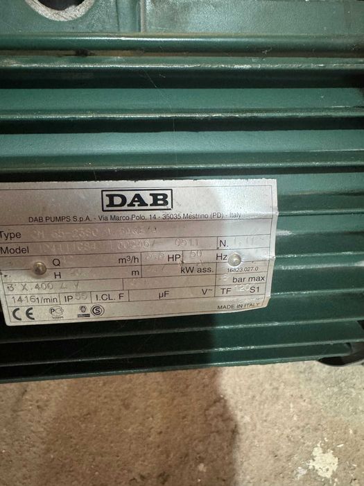 Pompa de circulatie-DAB CM-G 65-2380/A/BAQE/4 corp de fonta - trifazic