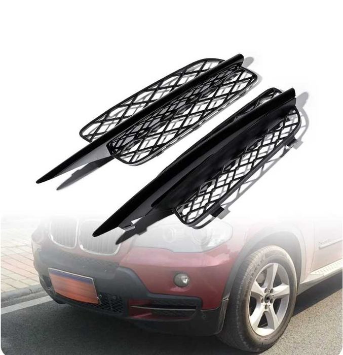 Лява Дясна решетка BMW E70 X5 07-10 БМВ джип 4х4 offroad броня капак