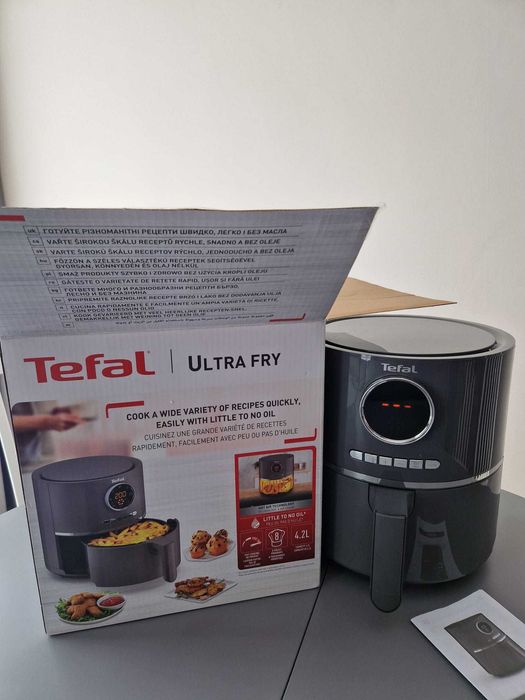 Friteuza cu aer cald Tefal Ultra Fry Digital EY111B15,
