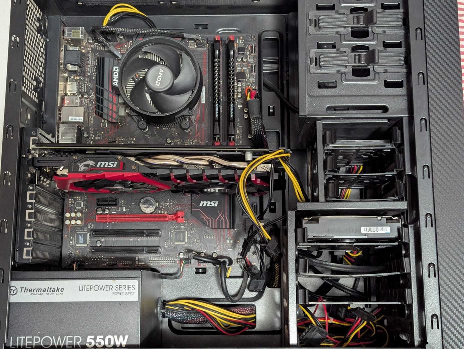 PC Gaming Ryzen 5 1600 / MB MSI/GTX 1060 / 16GB DDR4 / SSD