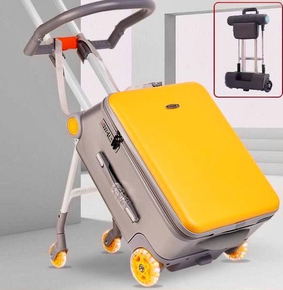 Чемоданы с сидлом для детей