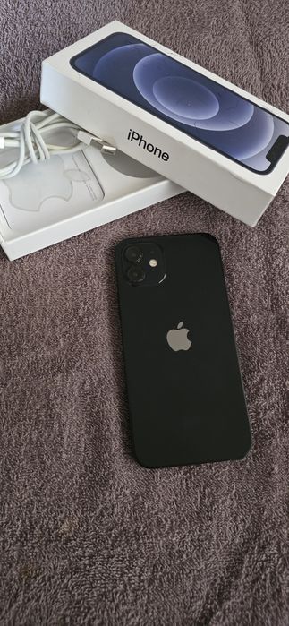 iPhone 12 Black 64GB 77% battery КОМПЛЕКТ!