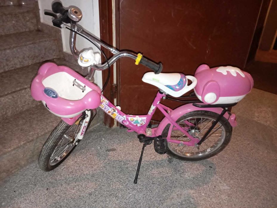 Продавам детско колело – розово, 14 цола