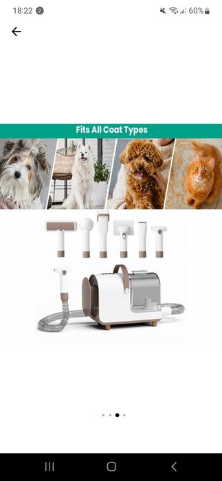 Aspirator 3in1 pentru toaletarea animalelor de companie SeveShop