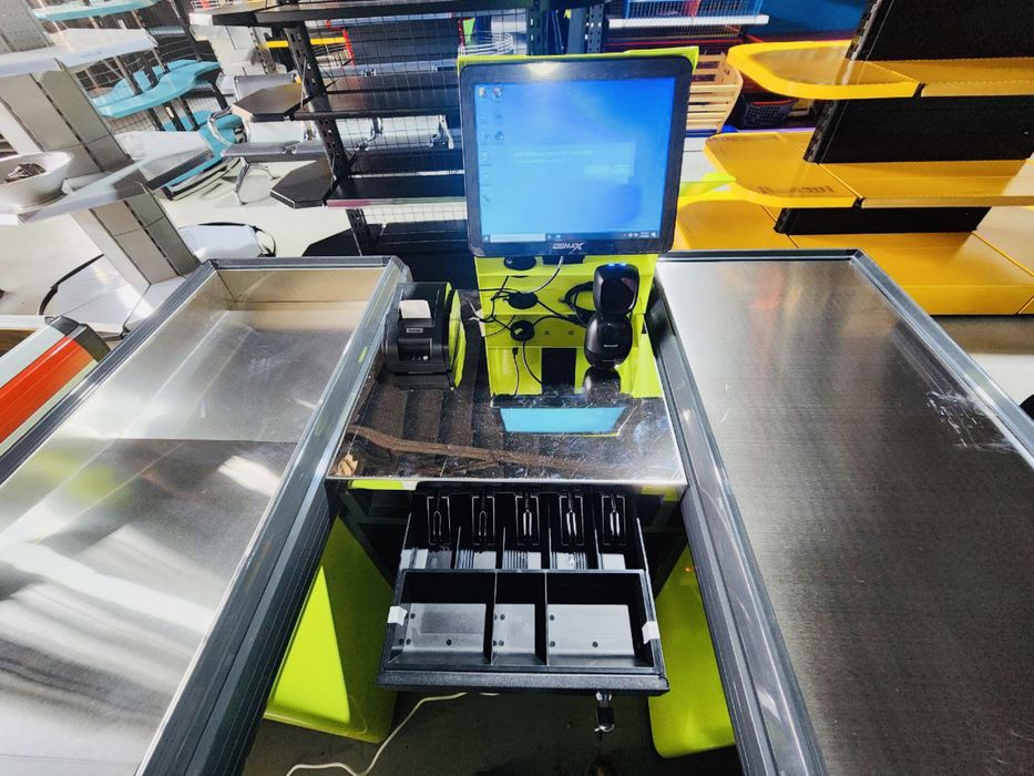 Кассовые стеллажи , прикассовые стелажи , Ғазна стилаж , stilaj