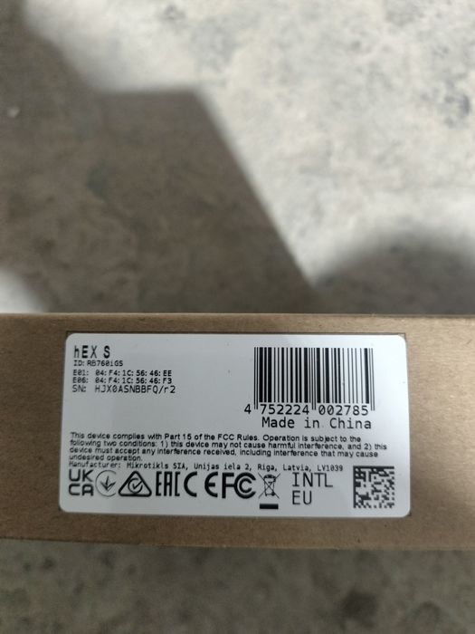 MikroTik RB760iGS hEX S RB760iGS черный