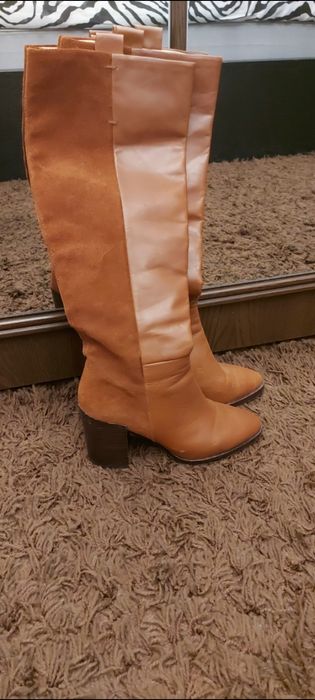 Cizme dama ZARA piele naturala