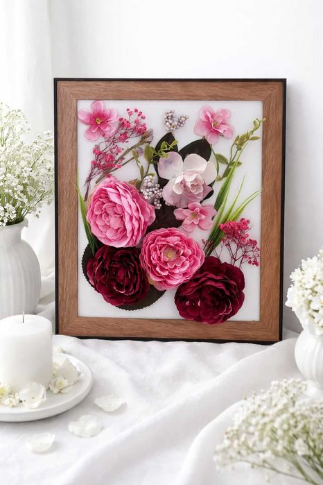 Vand aranjament tablou cu flori