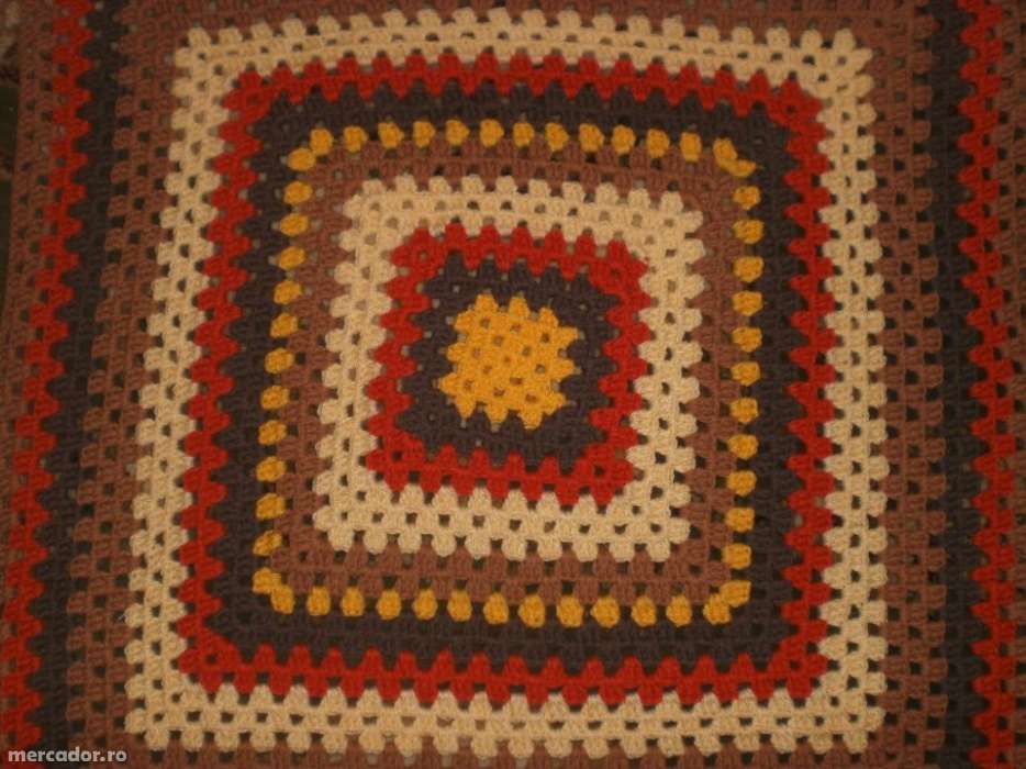 paturica bebe crosetata manual