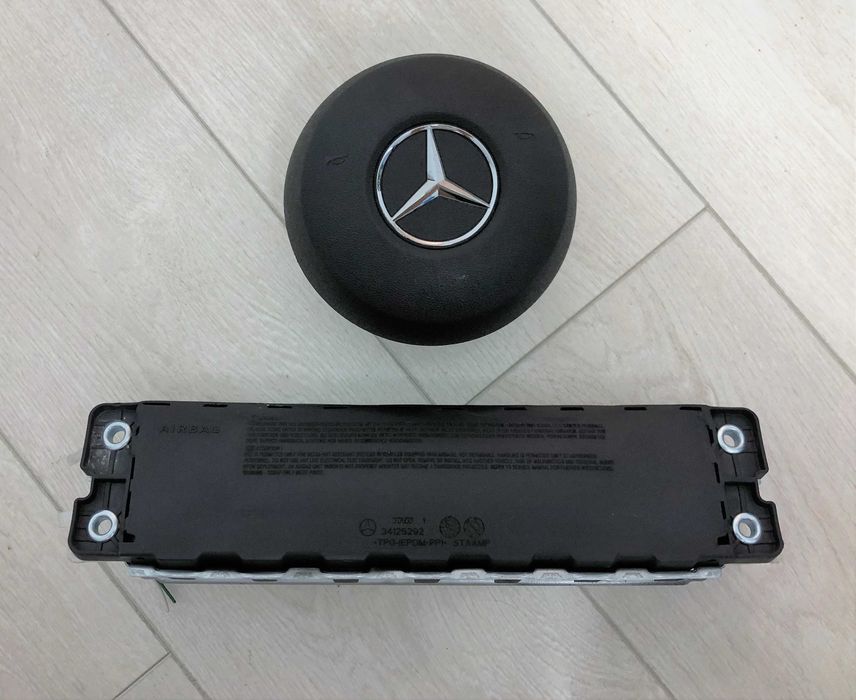Mercedes Benz C E class w205 kit airbag volan amg rotund picioare w213