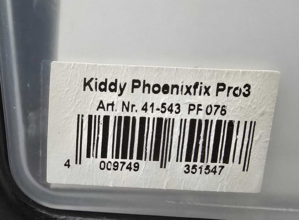 Столче за кола Kiddy Phoenixfix Pro3 - 9-18кг (9м до 4г) ISOFIX