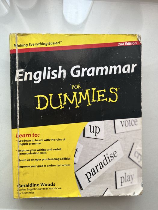 Продам книгу english grammar for dummies
