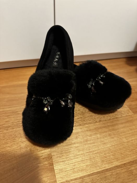 Mocasini imblaniti, blana naturala, marimea 39
