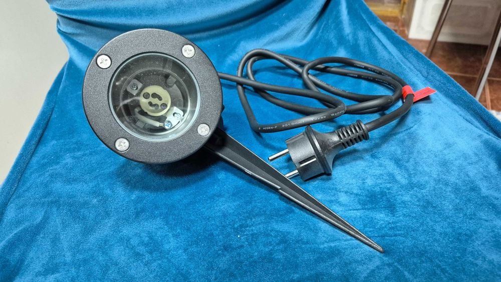 Spot de exterior SLV Nautilus Spike XL, negru, aluminiu, Ø 6,5 cm